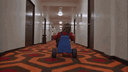 The Shining Bike And Hallway GIF