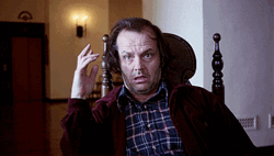 The Shining Confused Jack Torrance GIF