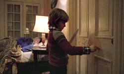 The Shining Danny Torrance Writing GIF