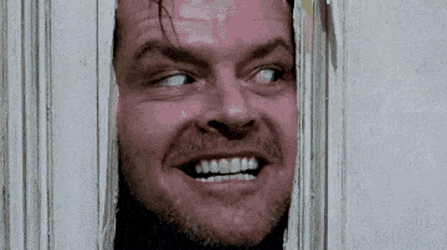 The Shining Heres Johnny GIF