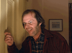 The Shining Jack Knocking Door GIF