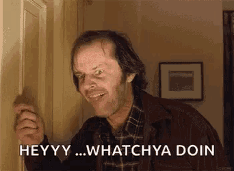The Shining Jack Nicholson GIF