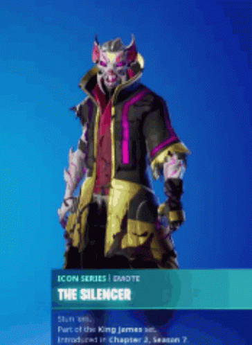 The Silencer Is Part Of The King James Series In Fortnite GIF