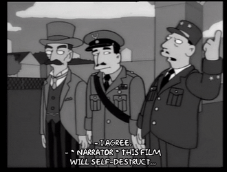 The Simpson Film Self Destruct Clip GIF