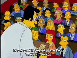 The Simpson Happy Sabbath GIF