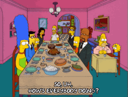 The Simpson Thanksgiving Homer Meme GIF