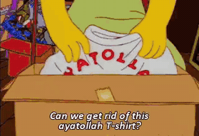 The Simpsons Ayatollah GIF