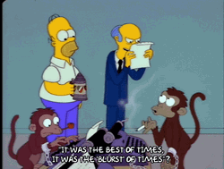 The Simpsons Busy Monkey Typing