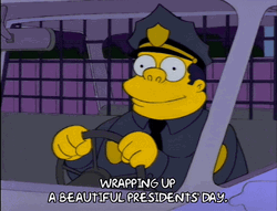 The Simpsons Celebrate Presidents Day  GIF