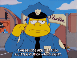 The Simpsons Chief Wiggum That Escalated Quickly GIF