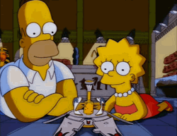 The Simpsons Couple It's Beautiful GIF