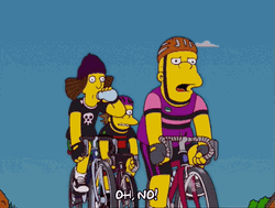 The Simpsons Cycle Oh No GIF