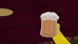 The Simpsons Drink On Fire  GIF