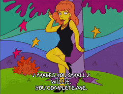 The Simpsons Edna Krabappel You Complete Me GIF