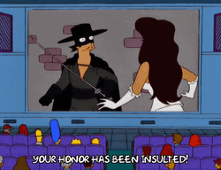 The Simpsons Epic Zoro GIF