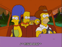 The Simpsons Family Road Trip GIF