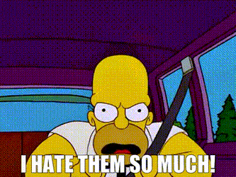 The Simpsons I Hate Them So Much GIF