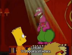 The Simpsons It Is Your Birthday GIF