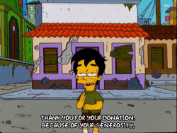 The Simpsons Kid Donation GIF