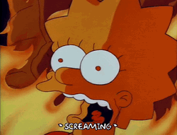 The Simpsons Lisa Screaming