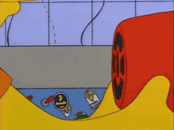 The Simpsons Megaphone Shout GIF