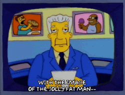 The Simpsons New About Jolly Fat Man GIF