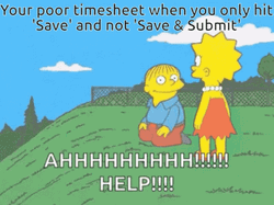 The Simpsons Poor Timecard GIF
