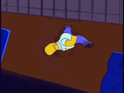 The Simpsons Sitcom Home Running In Circle GIF