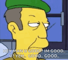 The Simpsons Sitcom Principal Skinner Good Good GIF