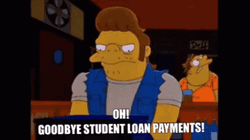 The Simpsons Student Loan Payments GIF