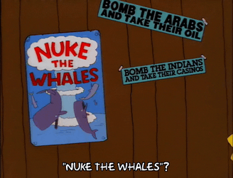 The Simpsons The Whale GIF