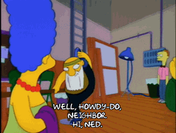 The Simpsons Uncle Howdy GIF