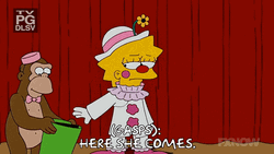 The Simpsons With The Fat Monkey GIF