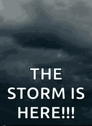 The Storm Is Here GIF