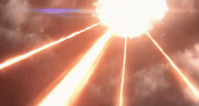 The Sun Is Shining Through The Clouds And Rays Of Light Are Coming Out Of It GIF