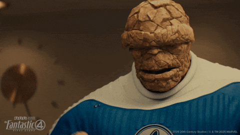 The Thing Is Giving A Thumbs Up From The Fantastic Four Movie GIF