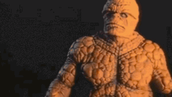 The Thing Is Upset GIF
