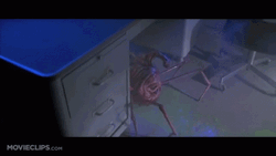 The Thing Monster Under The Table GIF