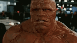 The Thing Runnig On Streets GIF