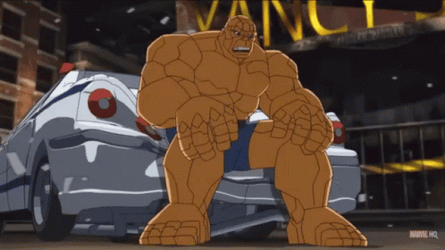 The Thing Sitting On Car GIF