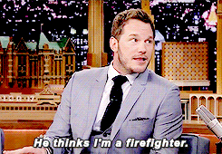 The Tonight Show Chris Pratt Interview GIF