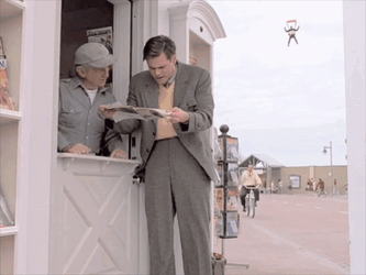 The Truman Show Truman Burbank Parachute At Back GIF