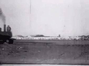 The Two Splashing Train Crash GIF