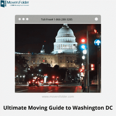 The Ultimate Moving Guide To Washington Dc Is Displayed GIF