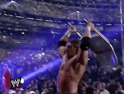The Undertaker Choking Triple H GIF