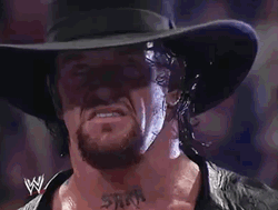 The Undertaker Grinning GIF