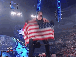 The Undertaker Raising Flag GIF