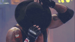 The Undertaker Removing Hat GIF
