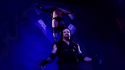 The Undertaker Standing On Stage GIF