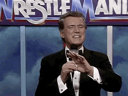 The Undertaker Staring At The Reporter GIF